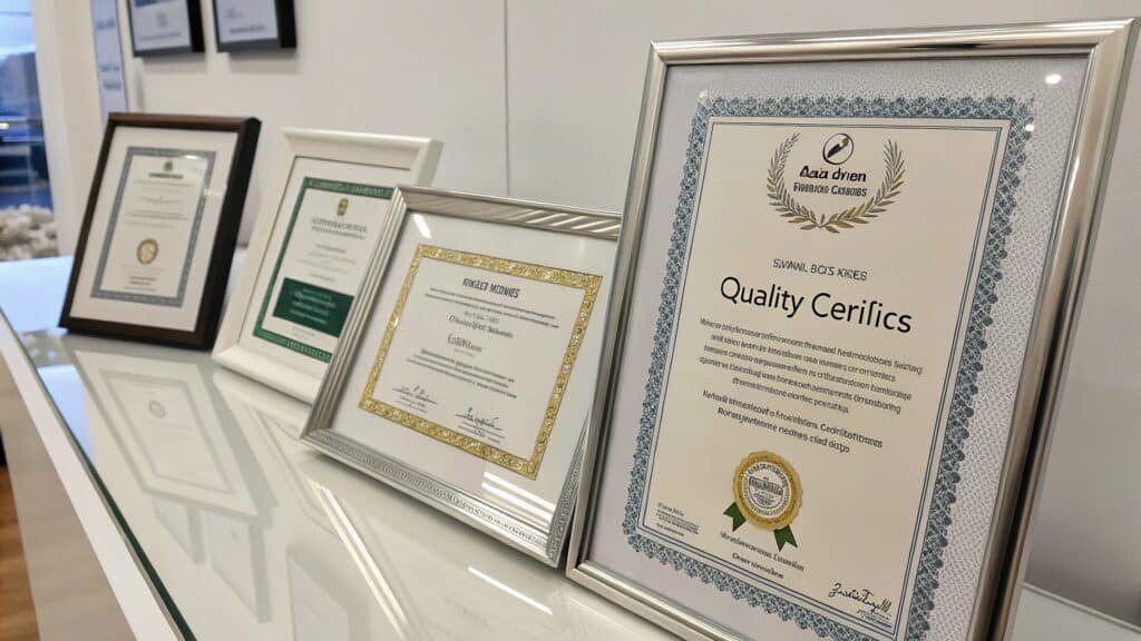 types of quality certificates in aluminum